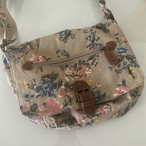 Floral Canvas Hand Bag
